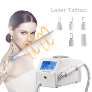 Portable laser picosecond 1064Nm 755Nm 532Nm Remove Tattoo Laser Machine Q Switched Nd Yag Laser Tattoo Machine